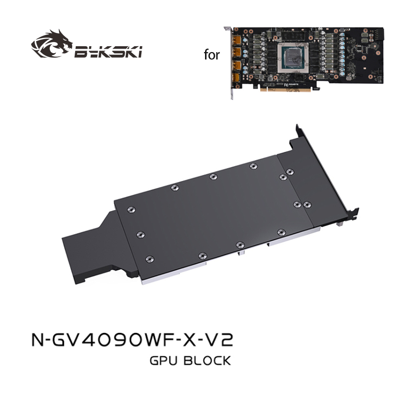 Bykski GPU Block for GIGABYTE  - Rtx 4090 Water Block Full Cover recension och pris