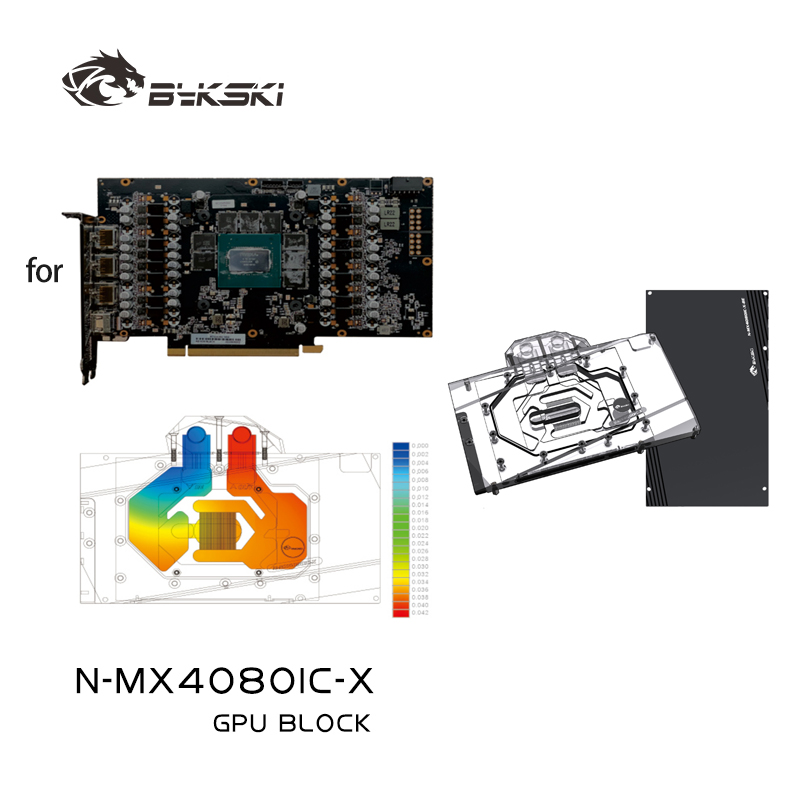 Bykski N-MX4080IC-X GPU Block  - Rtx 4080 Water Cooling Block recension och pris