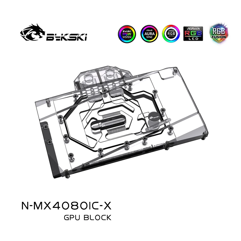 Bykski N-MX4080IC-X GPU Block  - Rtx 4080 Water Cooling Block recension och pris