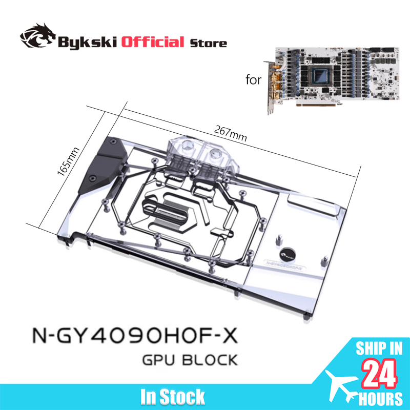 Bykski N-GY4090HOF-X GPU Block - Rtx 4090 Water Block Full Cover recension och pris