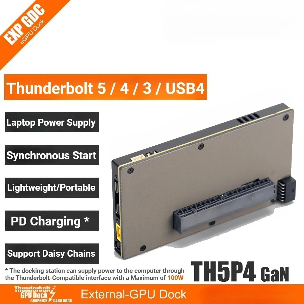 TH5P4GaN Laptop Thunderbolt 5/ - Gpu External Dock Egpu Thunderbolt 4 recension och pris