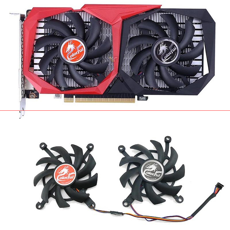 2pcs NEW 85MM 4PIN 12V Cooling - Rtx 4080 Super 16Gb recension och pris