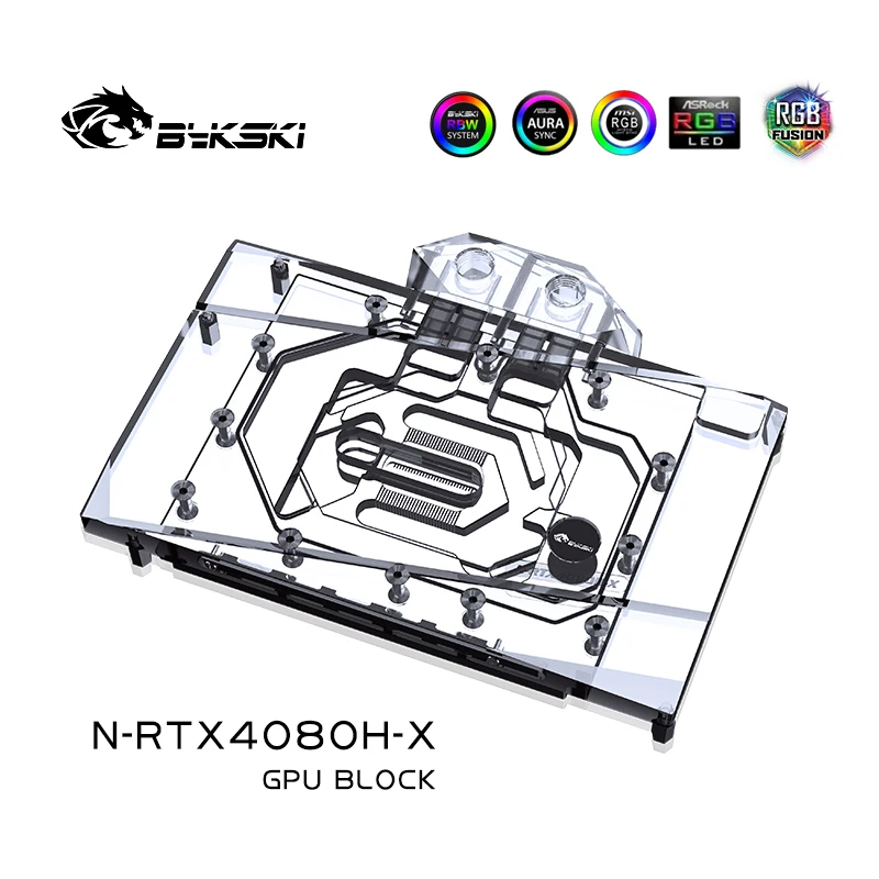 Bykski N-RTX4080H-X GPU Block  - Rtx 4080 Water Cooling Block recension och pris