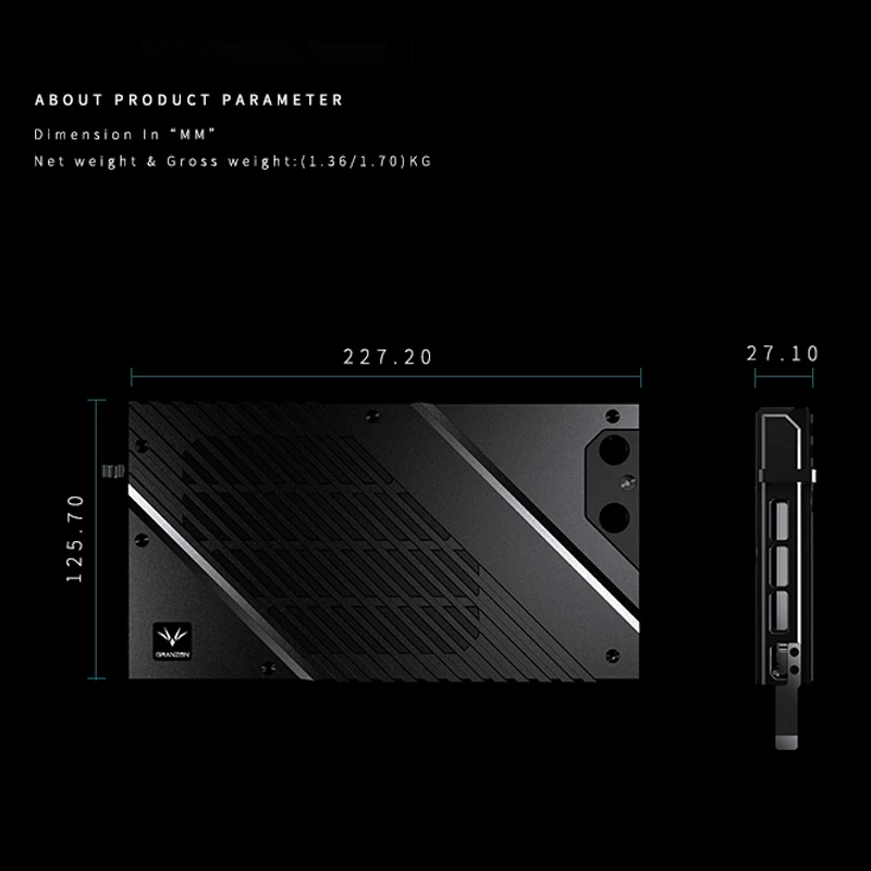 Granzon GPU Block for NVIDIA R - Rtx 4080 Water Cooling Block recension och pris
