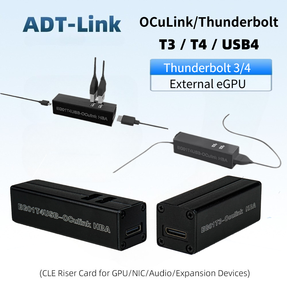 T3 / T4 OCuLink Thunderbolt 4  - Gpu External Dock Egpu Thunderbolt 4 recension och pris