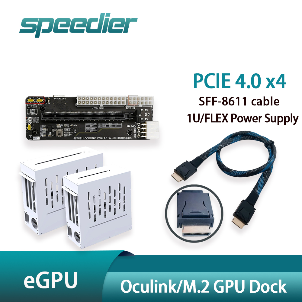 eGPU PCIE 4.0 X4 Oculink / M.2 - Oculink Gpu Dock Station recension och pris