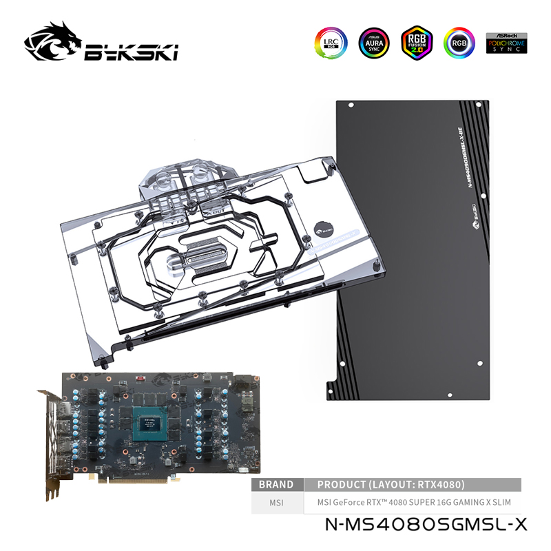 Bykski Water Block For MSI Gef - Rtx 4080 Water Cooling Block recension och pris
